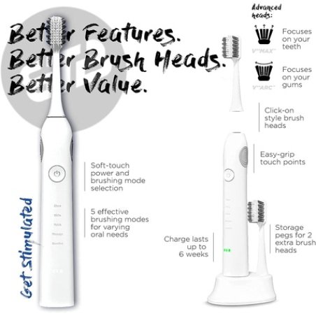 Better Electric Toothbrush - White