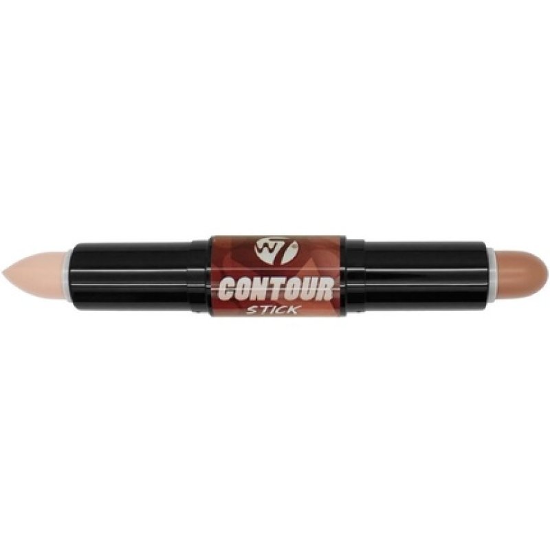 W7 Contour Stick Double-Ended Creamy Contour & Highlight Makeup Bronze Shape & Define Medium 1 count