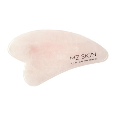 Mz Skin Rose Quartz Gua Sha Tool Facial Sculpting Massage Stone for Lymphatic