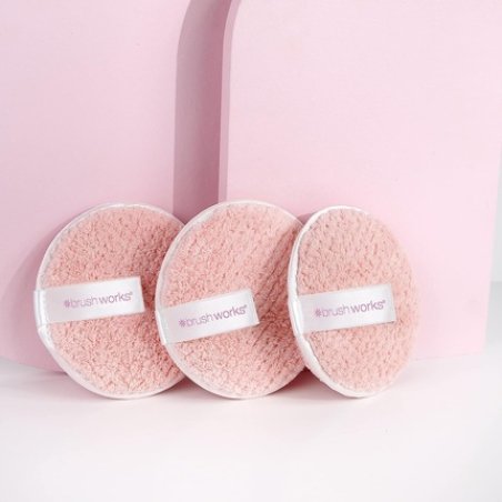 Brushworks HD Reusable Makeup Remover Pads - Pack of 3