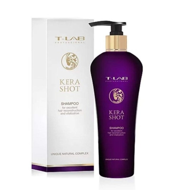 T-LAB Professional Coco Therapy Shampoo 300ml Complete Hair Restoration and Intensive Scalp Regeneration Renewing