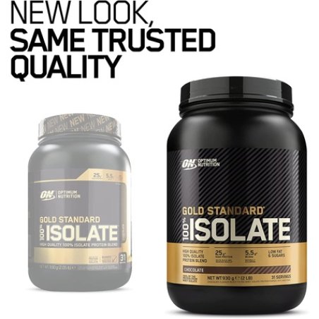 Optimum Nutrition ON Gold Standard 100% Isolate Whey Protein Chocolate 31 Servings 930g