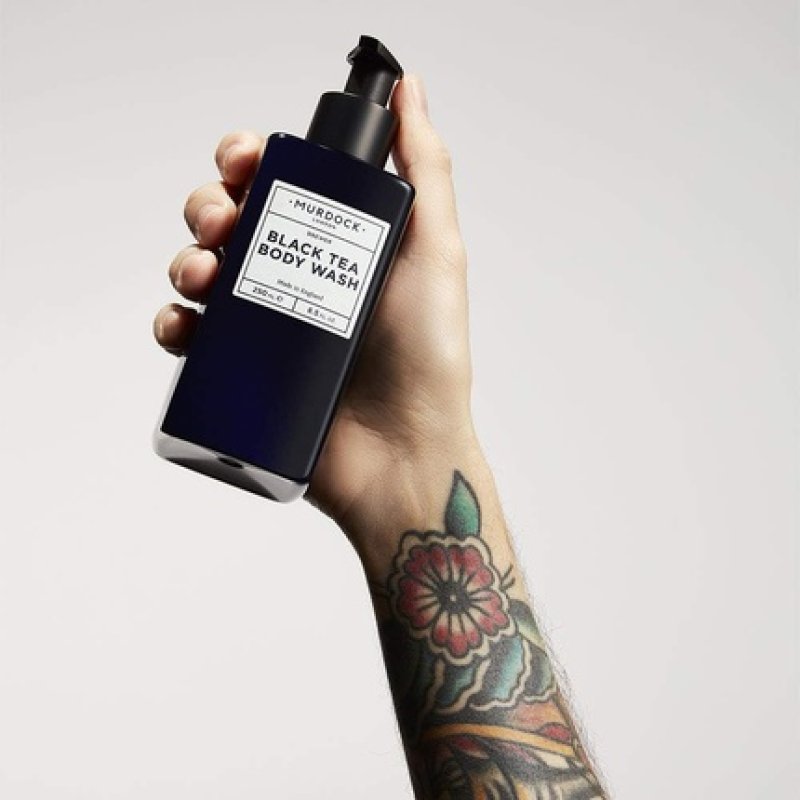 Murdock London Body Wash Gently Foams and Cleans with Invigorating Black Tea Scent 250ml