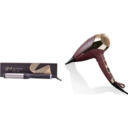 ghd Curve Classic Curl Tong 32mm and Helios Hair Dryer Plum