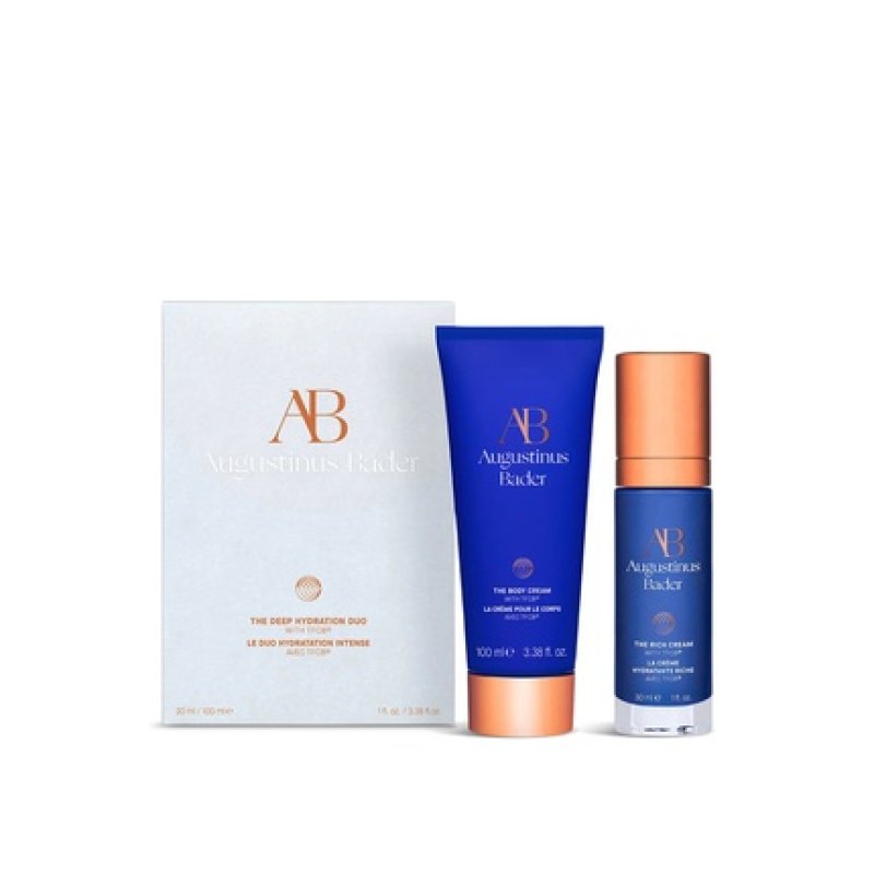 Augustinus Bader The Deep Hydration Duo Set - Rich Hydrating Cream For Face 30 Ml & Body Hydrating Body Cream 100 Ml