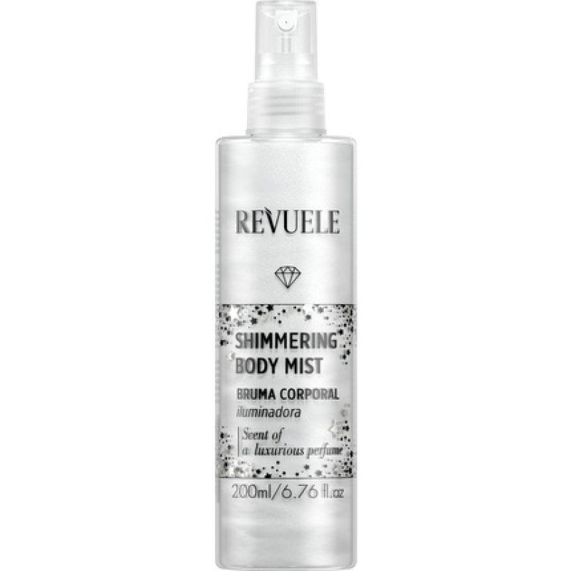 Revuele Silver Shimmering Body Mist, 200ml