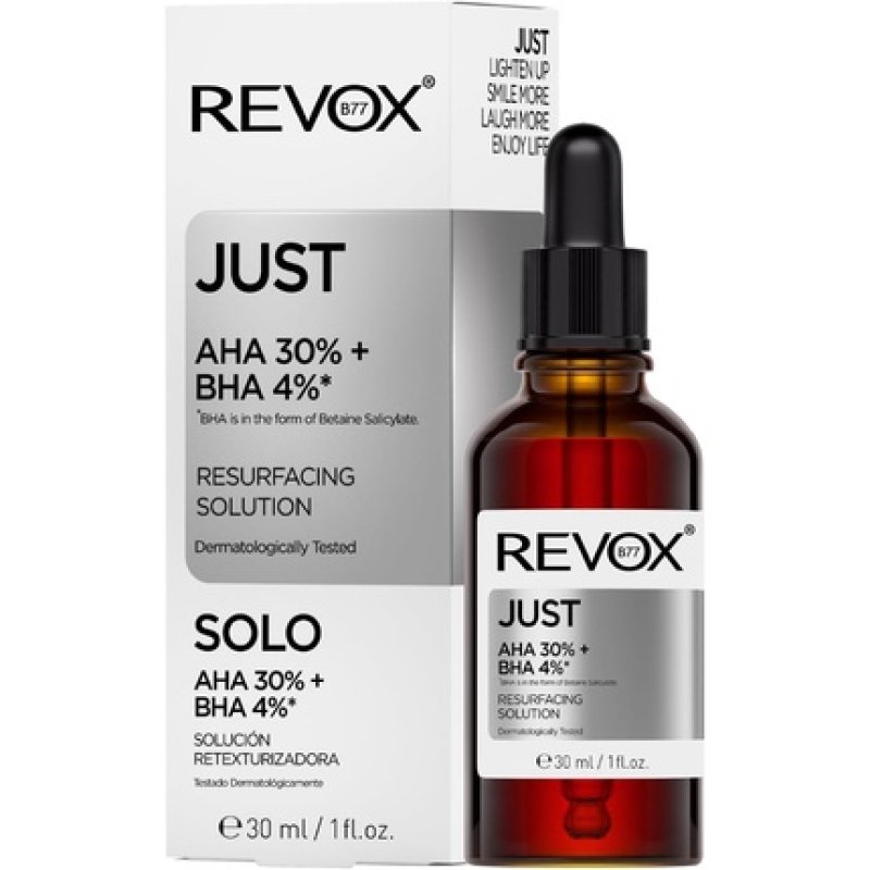 Revox B77 Just AHA 30% BHA 4% Facial Chemical Peel Serum 30ml