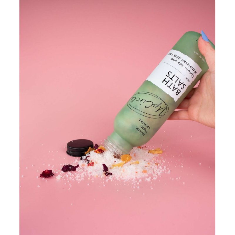 Upcircle Bath Salts with Epsom, Sea, and Himalayan Pink Salt 350g