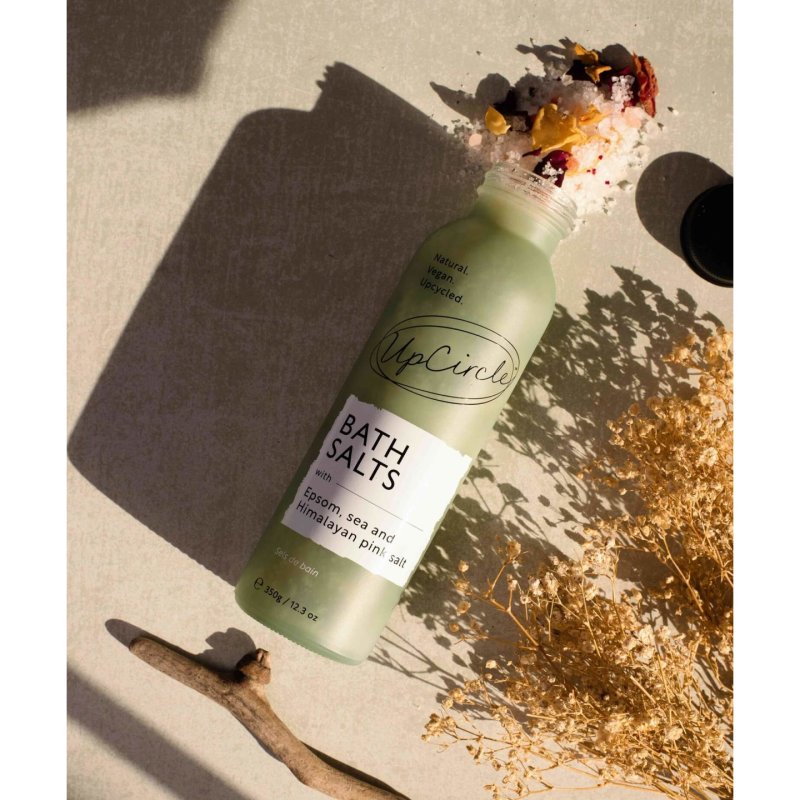 Upcircle Bath Salts with Epsom, Sea, and Himalayan Pink Salt 350g