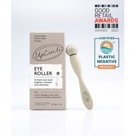 UpCircle Eye Face Roller 1pc Metal Plastic-Free For Dark Circles Puffy Eyes With Cooling Effect to Boost Circulation