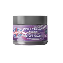 Ronney Professional Silver Power Anti-Yellow Pigment Mask For Blonde, Lightened, And Gray Hair - 300ml
