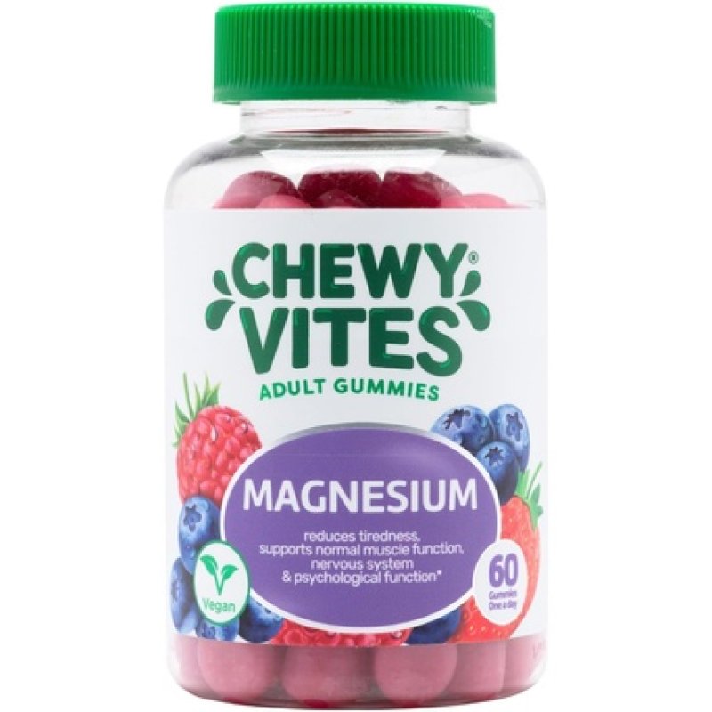 Chewy Vites Adult Gummies Magnesium Citrate 736mg Offering 82.5mg of Elemental