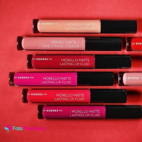 Korres Morello Matte Lasting Lip Fluid One Stroke 3.4mL