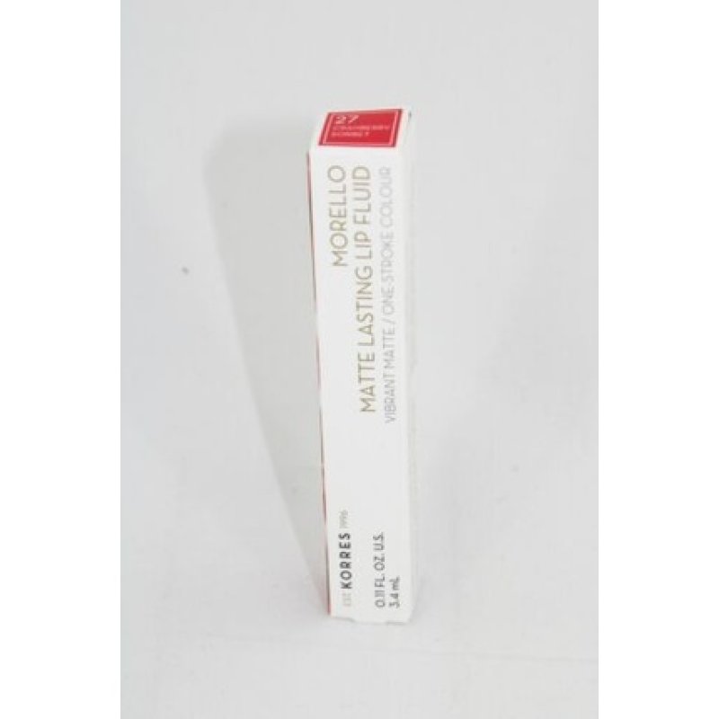 Korres Morello Matte Lasting Lip Fluid 27