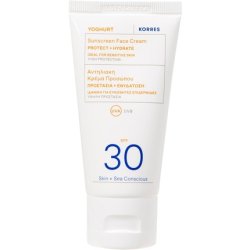 KORRES YOGHURT Sun Cream SPF30 Fast Absorbing Long Lasting Moisturising Water Resistant 50ml