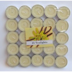 25 Tealight Vanilla Scent [Italian Import