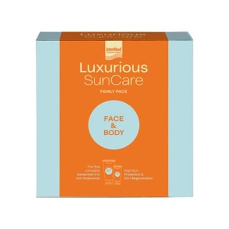 Luxurious Intermed Luxurious Sun Care Family Pack - Sunscreen For Face Spf50 75 Ml Sunscreen For Body Spf30 200 Ml