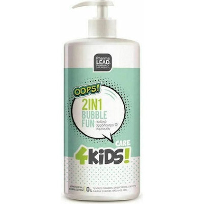 Pharmalead Kids 2 In 1 Bubble Fun Shampoo Shower Gel - 1 Liter
