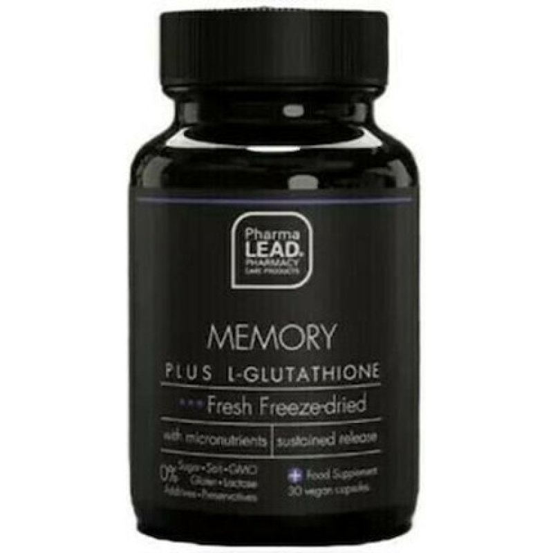 Pharmalead Memory Plus L-Glutathione Supplement For Memory Improvement - 30 Capsules