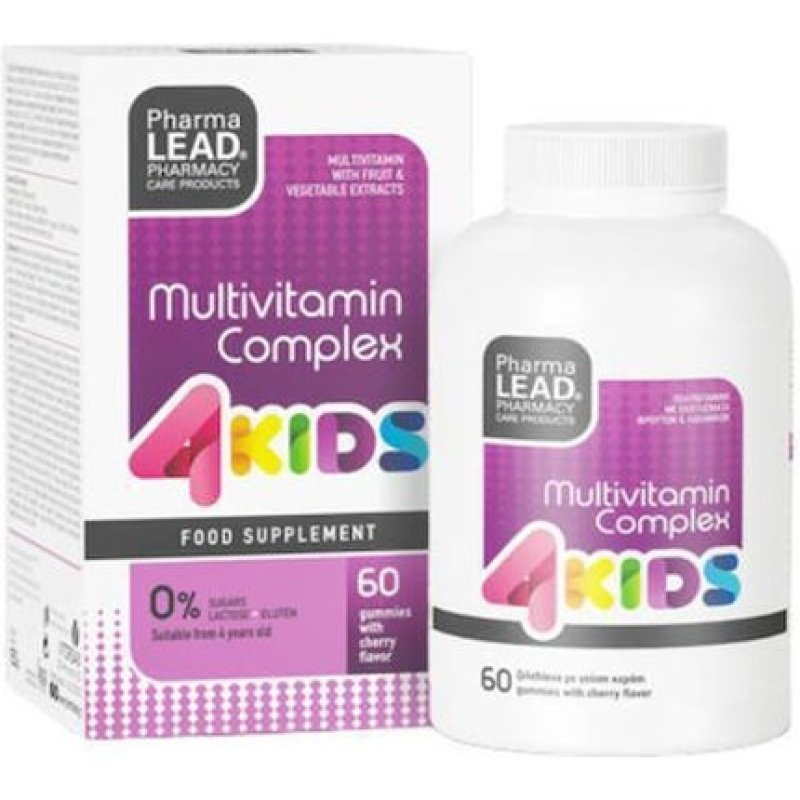 Pharmalead 4 Kids Multivitamin Complex - Cherry Flavor, 60 Gummies
