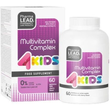 Pharmalead 4 Kids Multivitamin Complex - Cherry Flavor, 60 Gummies