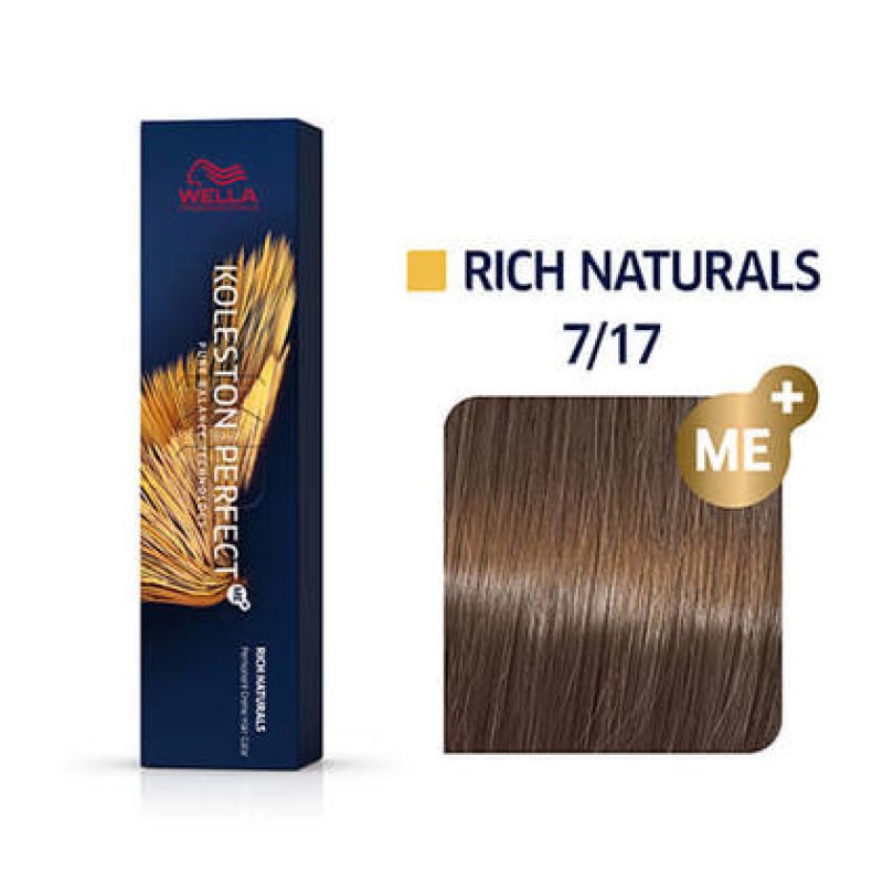 Wella KP ME RICH NATURALS 7/17 hair colour 60 ml