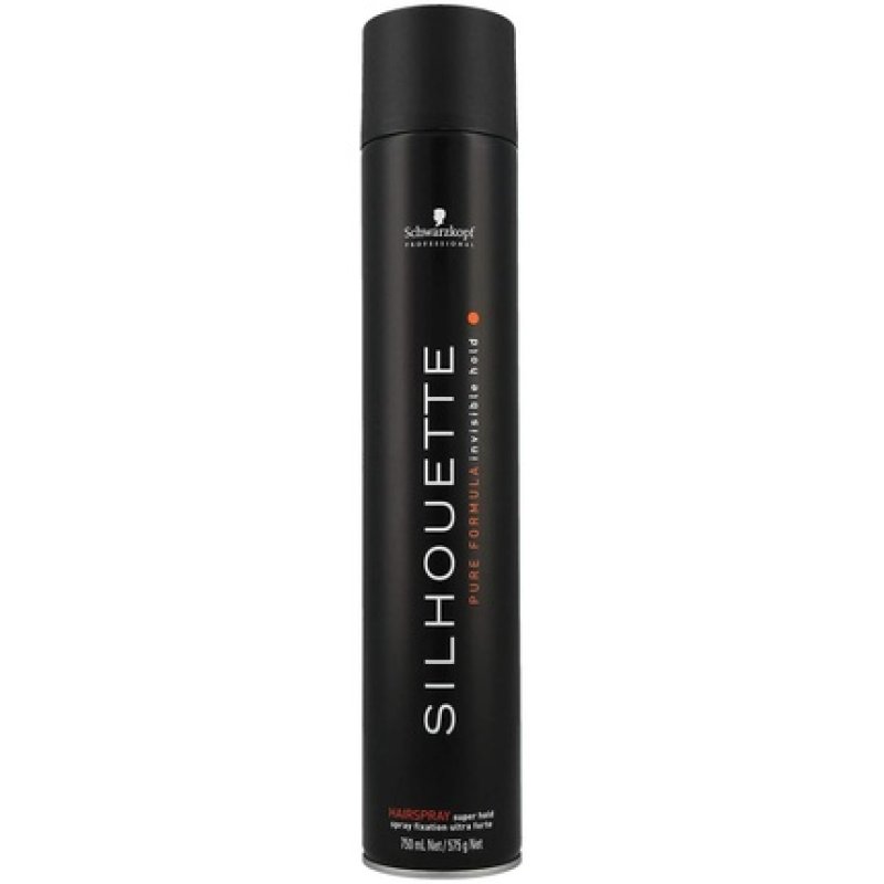 SILHOUETTE SUPER HOLD HAIRSPRAY (BLACK) 750ML