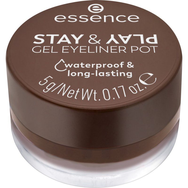 Essence STAY & PLAY eyeliner 5 g Gel 02 Brown