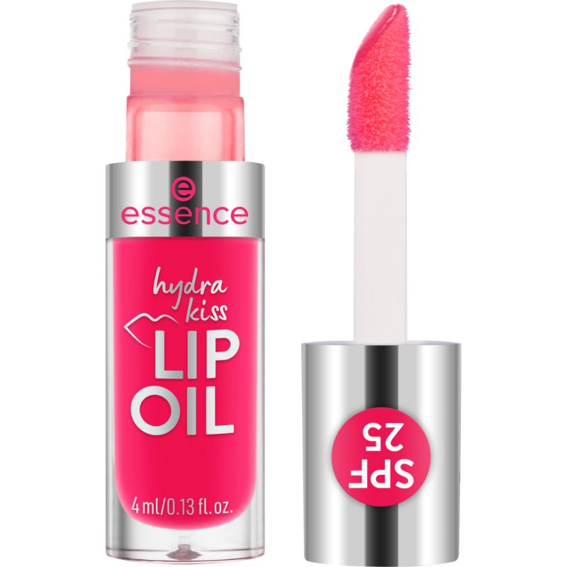 Essence hydra kiss LIP Oil PINK SQUEEZE PL. lip gloss 4 ml 104 Pink Squeeze, Please!