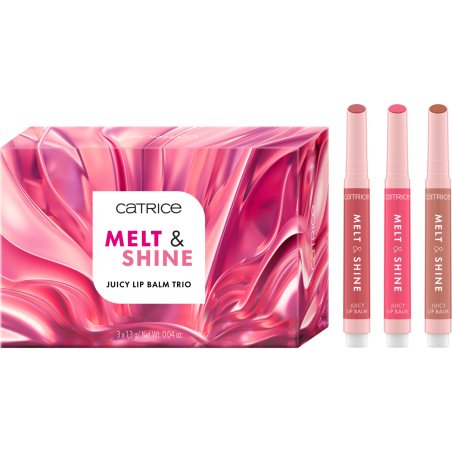 CATRICE Melt & Shine Juicy Lip Balm Trio baume pour les lèvres Beaume pour les lèvres Femmes