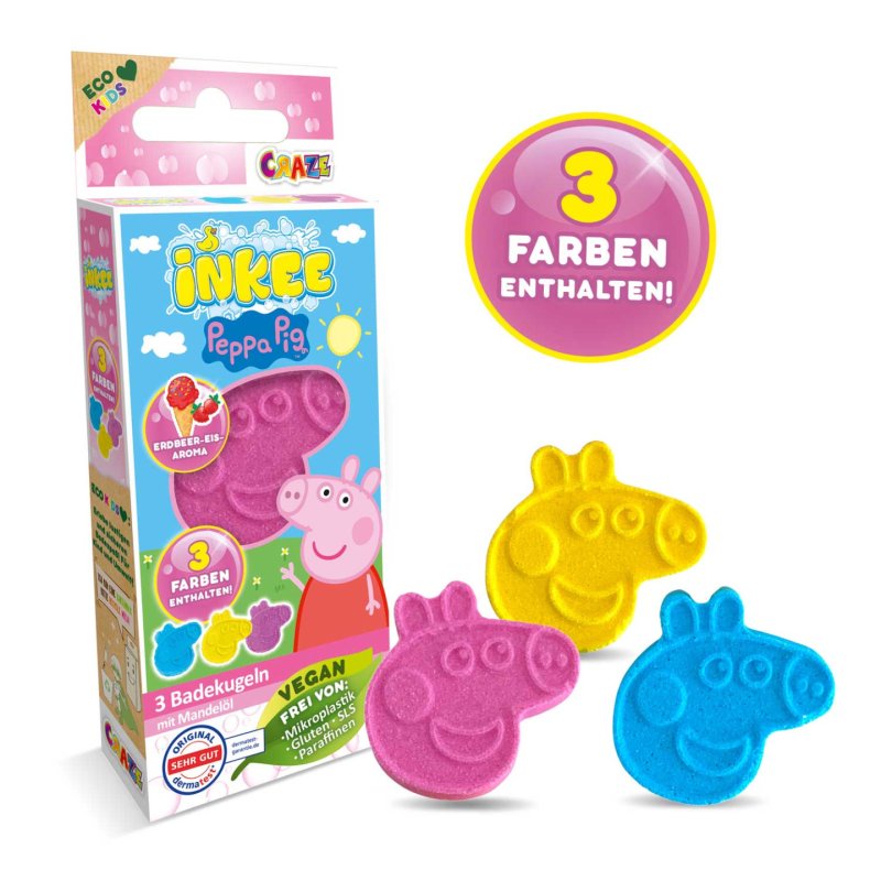 CRAZE Mini Pack Peppa Pig 3 pc(s) Strawberry