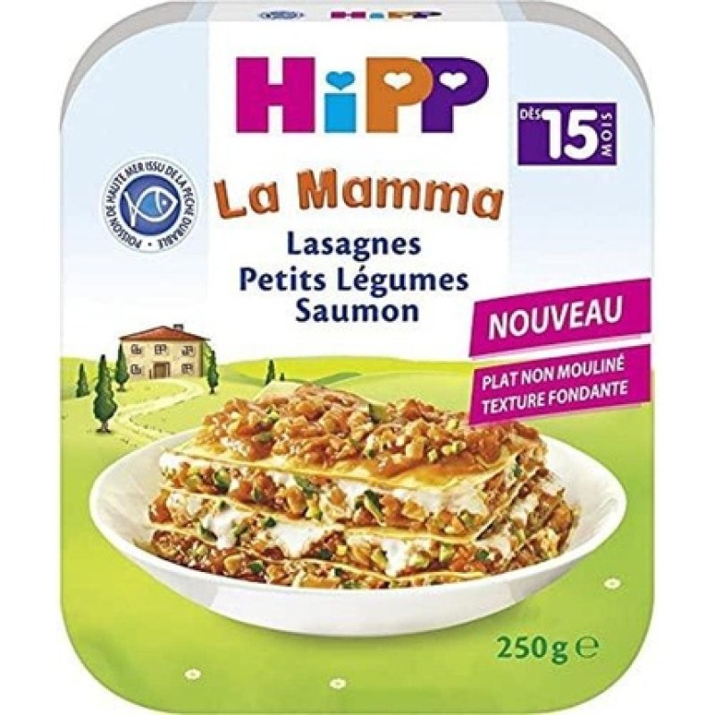 Hipp Bio La Mamma Organic Lasagna with Small Vegetables and Salmon 250g