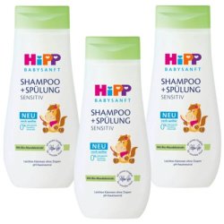 Hipp Babysanft Shampoo Conditioner Sensitive Bio-Almond Extract 200ml
