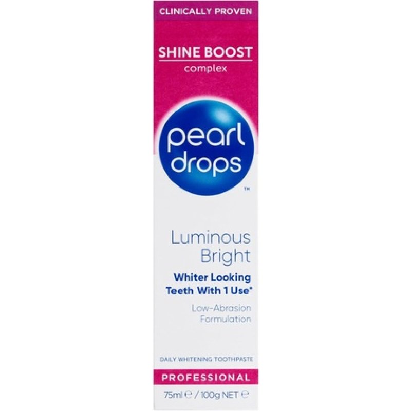 Pearl Drops Luminous Bright Professional Daily Toothpaste 75ml