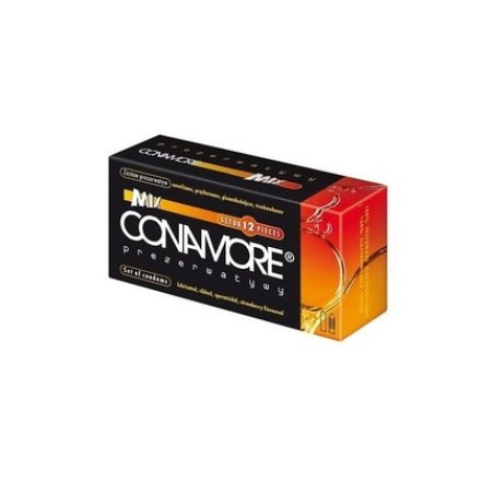 Conamore Variety Pack Condom Set - 12 Pieces