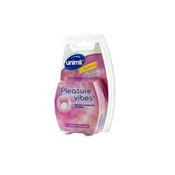 Unimil Penis Vibrating Sleeve Pleasure Vibes Silicone Stimulates