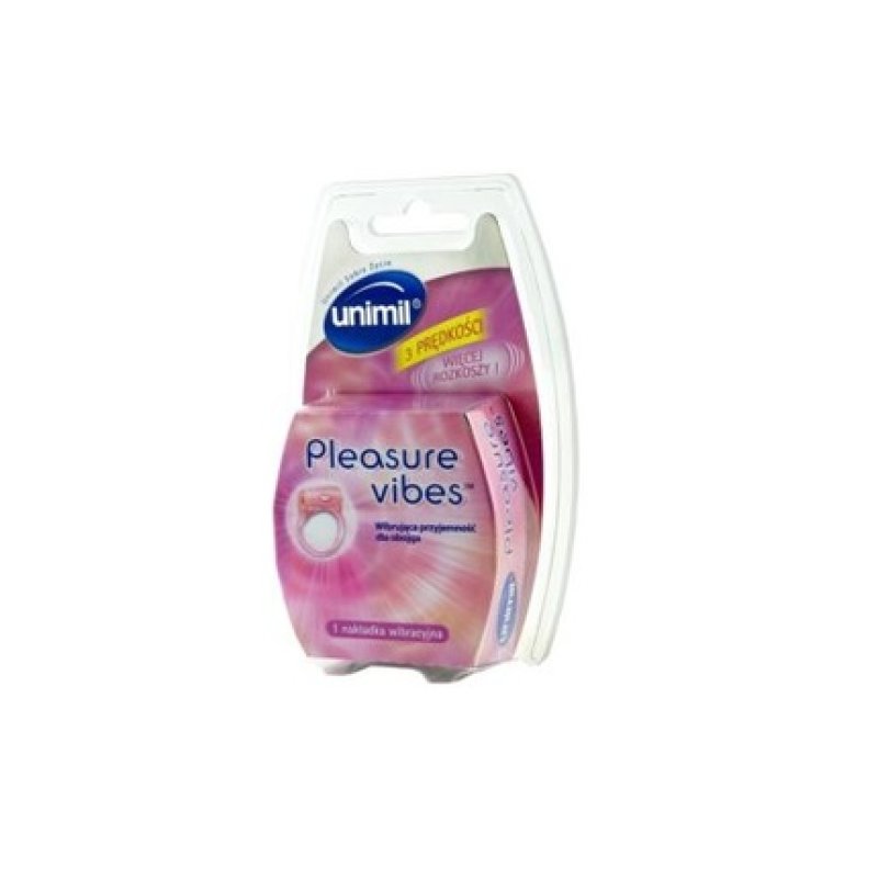 Unimil Penis Vibrating Sleeve Pleasure Vibes Silicone Stimulates