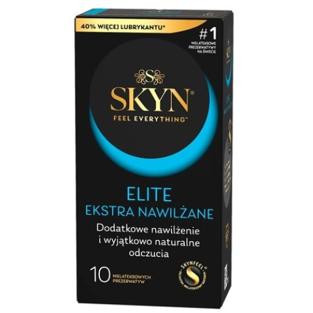 Elite Extra Moisturized Non-Latex Condoms - 10 Pieces