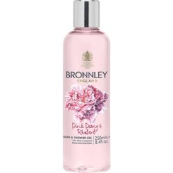 Bronnley Pink Peony and Rhubarb Bath and Shower Gel 250ml