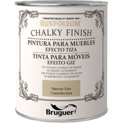 Rust-Oleum 4081703 Chalky Finish Yute 750 Ml Bruguer Painting Brown Jute 25