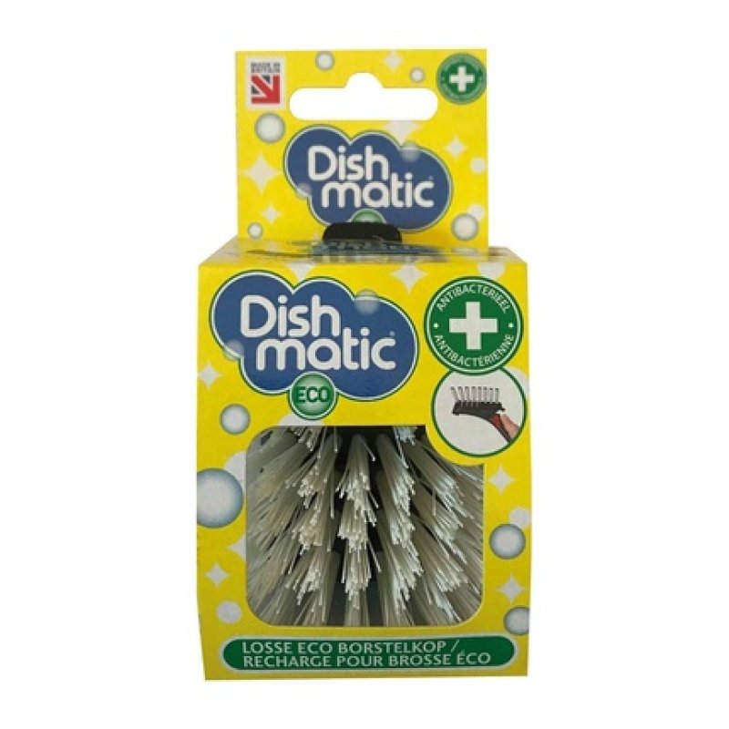 Dishmatic Eco Dishwashing Brush Head - Eco-Friendly Cleaning Tool