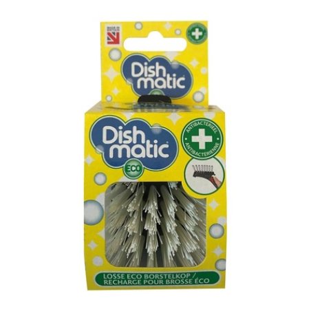Dishmatic Eco Dishwashing Brush Head - Eco-Friendly Cleaning Tool