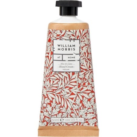 William Morris At Home Foliage Aloe & Lime Hand Care Cream Enriched with Shea Butter Cruelty Free Vegan Friendly Travel