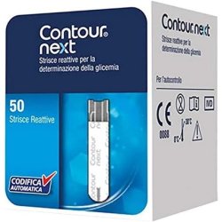 Contour Next Blood Glucose Strips Reactive Measurement 50 Pieces