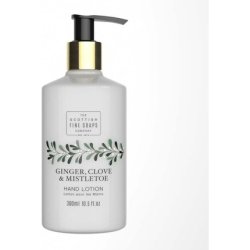 Scottish Fine Soaps Ginger, Clove & Mistletoe Hand Lotion Pump Bottle 300ml