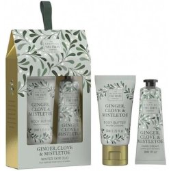 Scottish Fine Soaps Ginger, Clove & Mistletoe Winter Skin Care Duo 30ml & 50ml