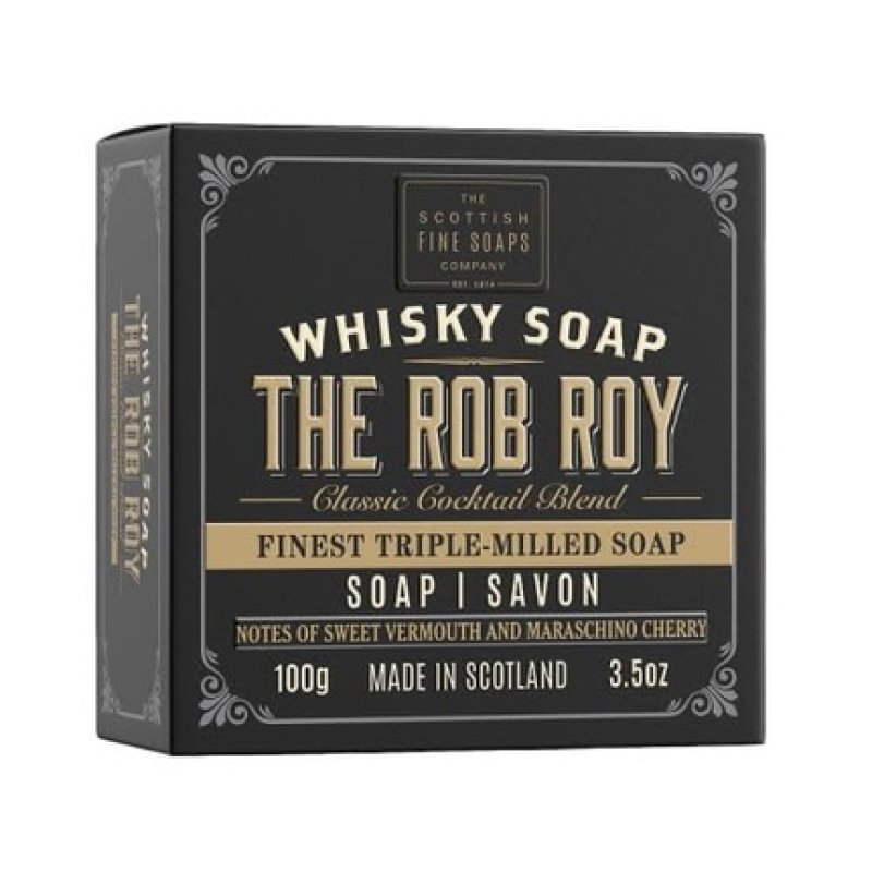 Scottish Fine Soaps Whisky Soap The Rob Roy 100g