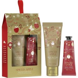 Scottish Fine Soaps Spiced Apple 2024 Winter Skin Duo - Body Butter and Hand Cream
