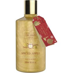 Scottish Fine Soaps Spiced Apple 2024 Bath Essence 300ml - Luxury Bubble Bath
