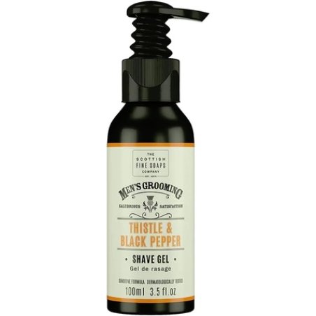Scottish Fine Soaps Company Thistle & Black Pepper Shave Gel for Men 100ml